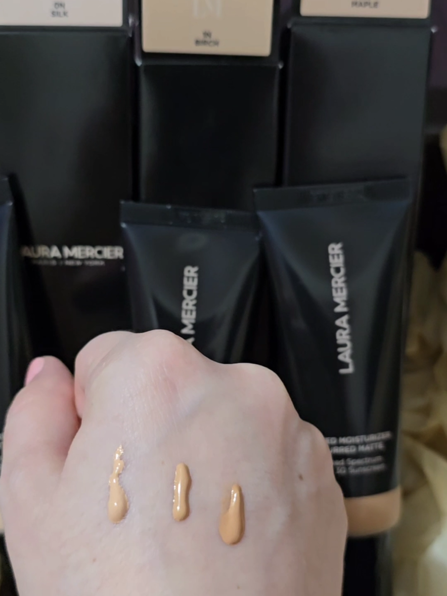 I will be testing these out soon!New Laura Mercier Tinted Moisturizer Blurred Matte SPF 30 Oil Free #lauramercier #giftedbylauramercier #oilfreetintedmoisturizer #tintedmoisturizer #mattetintedmoisturizer #lauramerciertintedmoisturizer  #lauramerciernewtintedmoisturizer #mattemoisturizer @Laura Mercier #tiktokshopspringglowup #spotlightfinds #buynow #skintint #matteskintint #tiktokshoprestock 