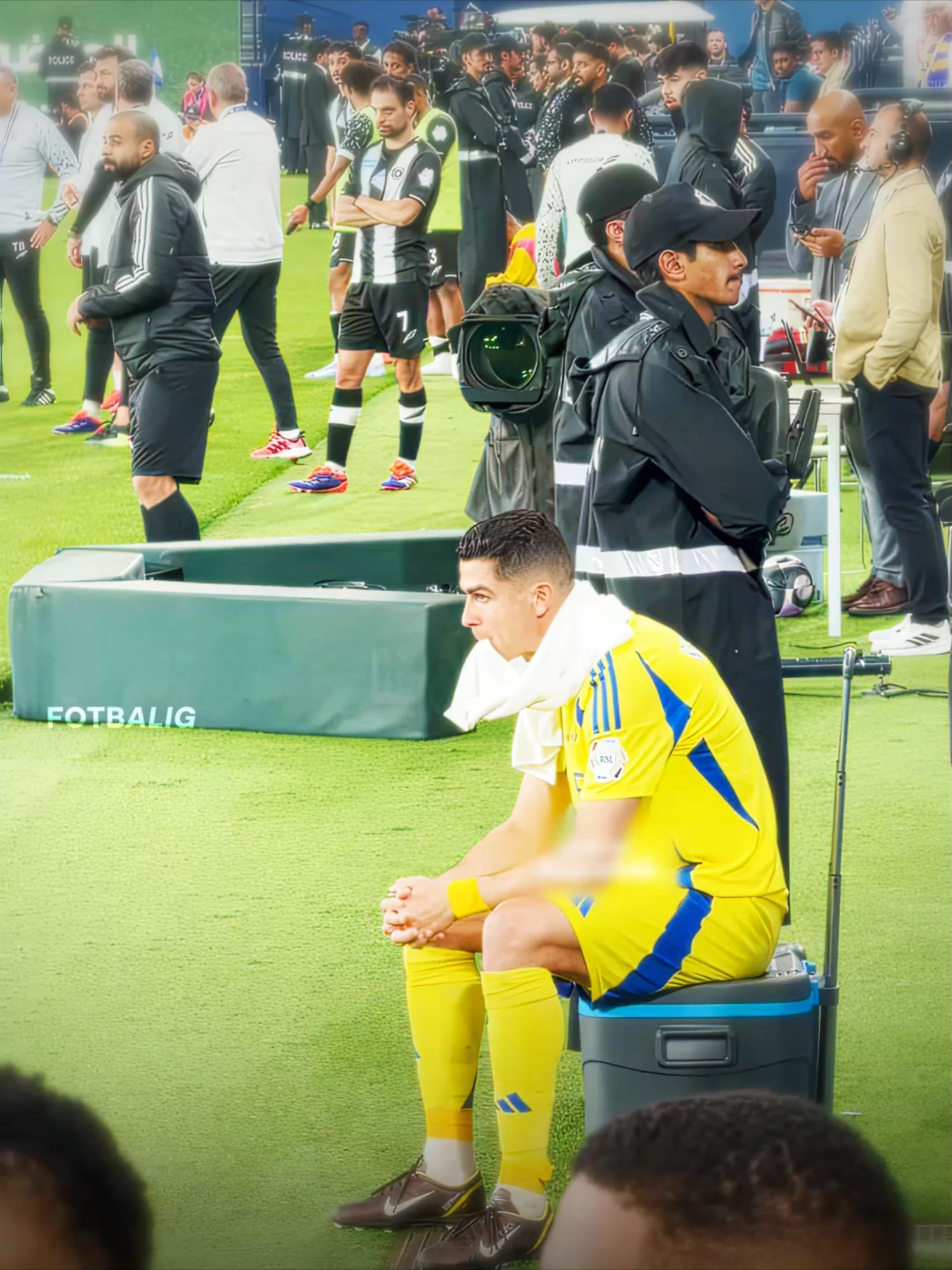 Ronaldo looking sad 😟 . . #cristianoronaldo #football #alnasr #edit #tiktokindia #trending #fypp