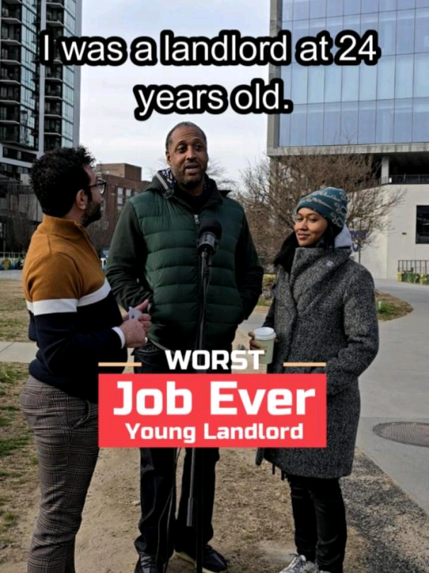 Worst Job ever ! Young Landlord @Adult Talks  . . . #streetinterview #badjobs #landlord #creatorsearchinsights 