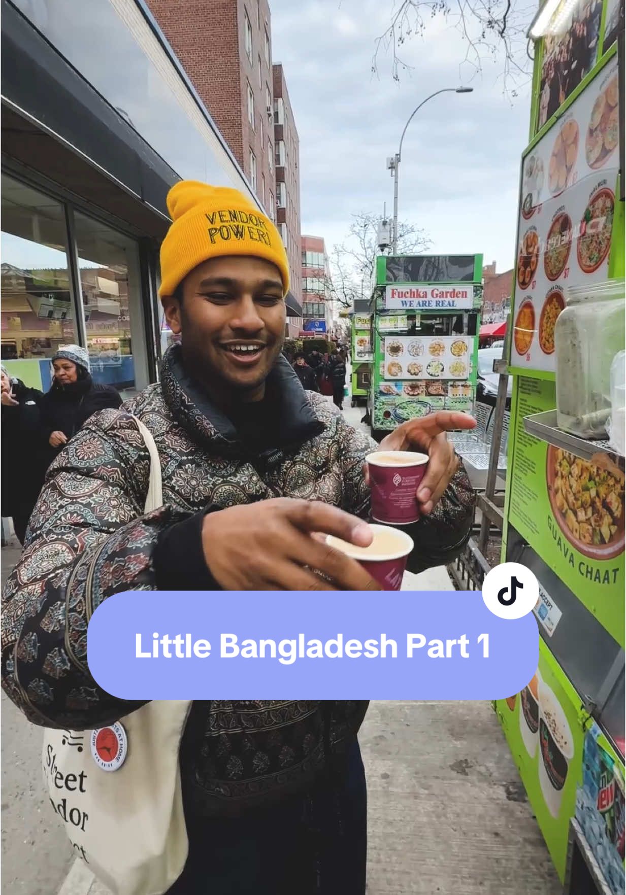 73rd St in Jackson Heights is known as “Bangladesh Street”. I asked the Street Vendor Project for a tour of the many carts there who offer incredible Bangladeshi street food. 🇧🇩 Support @StreetVendorProject to keep the culture and community of street vending alive in NYC. And follow me for part 2. 🙏🏻 📍 37th Ave between 73rd and 74th St Jackson Heights, Queens 