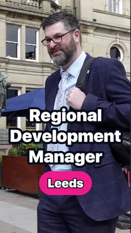 What’s it like being a Regional Development Manager in 📍Leeds, UK?  #careeradvice #jobseeker #interview #streetinterview #hired #trending #fyp #viral #leeds #developmentmananger 