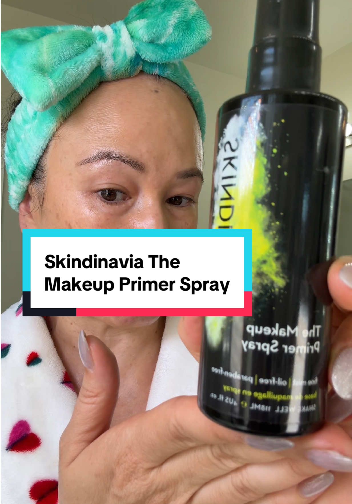 Skindinavia The Makeup Primer Spray Oil Contro Say goodbye to pores and fine lines, and hello to a flawlessly-smooth base with our portable makeup primer spray—all in a lightweight, water-resistant formula that’s not heavy or greasy. Optimized for Oily Skin: Our oil control primer is formulated for sensitive skin and is the perfect option for those with oil control issues. Matte base that helps control excess oil production to prevent shine throughout the day. How to Use: Start with clean, dry skin. Hold the bottle 8-10 inches away from your face and spray evenly. Allow the primer to dry for a few seconds before applying foundation, liquid or powder makeup. Achieve a Radiant Complexion: Skindiavia’s oil control face primer helps to even out skin tone and reduce redness, creating a more flawless and even-looking complexion. Silicone-free, paraben-free, vitamin-based & hypoallergenic. Patented Temperature-Control Technology: Slow-release technology results in up to 16+ hours of flawless protection. Quality ingredients allow you to take on your day with confidence. Praised by influencers & makeup artists for 15+ years. #skindinavia #primerspray #primermakeup #makeuprimer #skindinaviasettingspray @SKINDINAVIA 