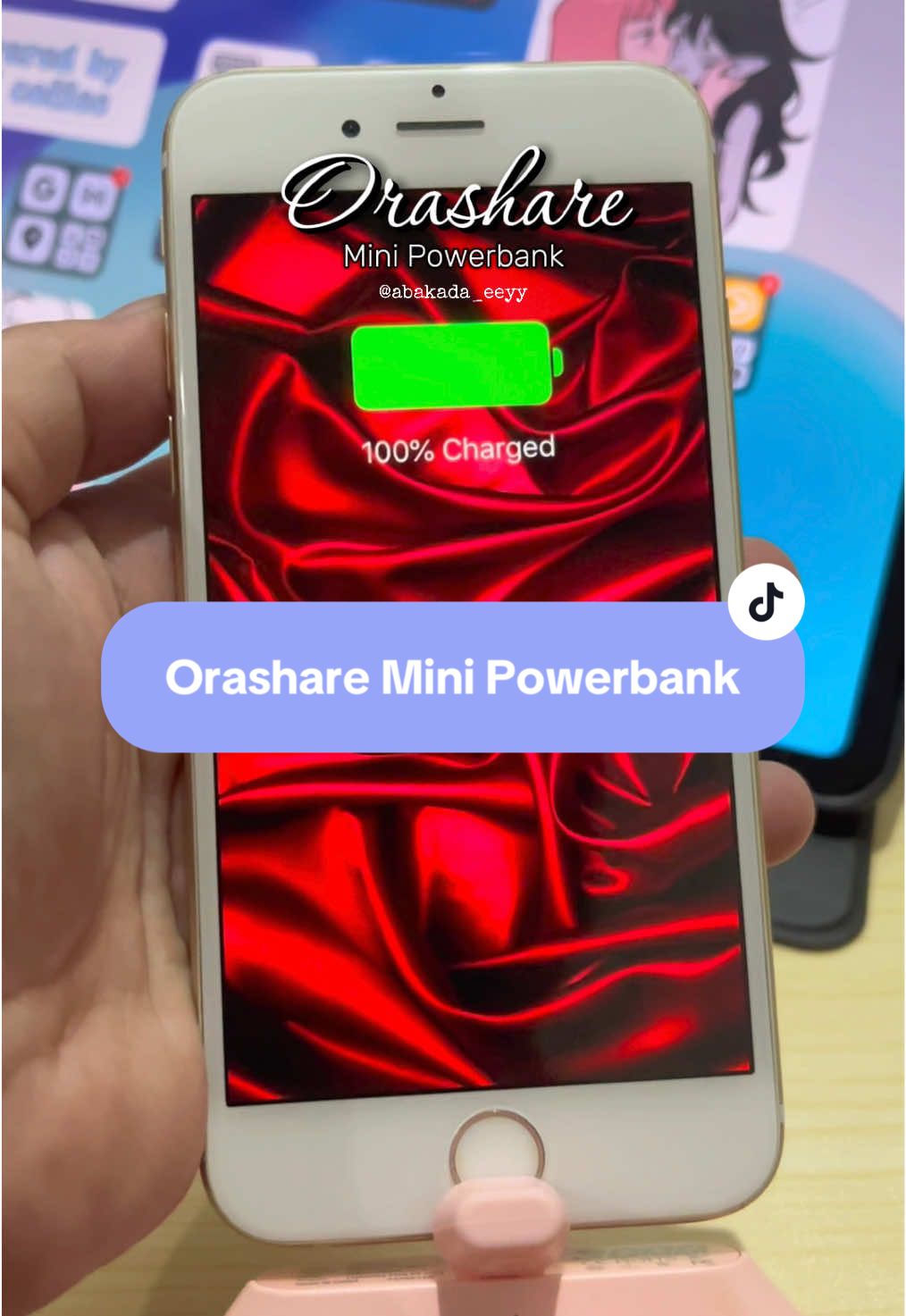 Orashare Mini Pocket Powerbank w/ 3000 mah. Compact and easy to carry powerbank! You can use it for travel 💕 #minipowerbank #orashare #orashareph #orasharepowerbank #powerbank #fyp