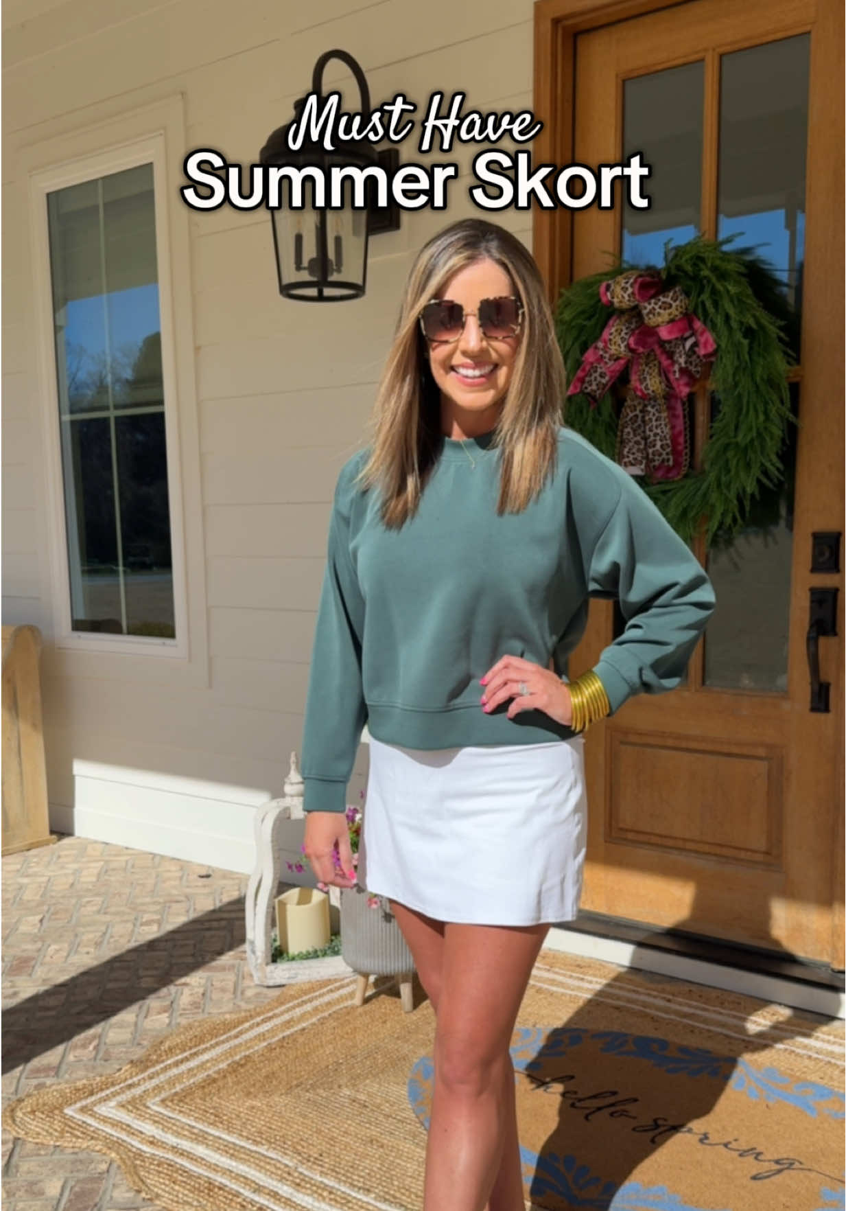 #creatorsearchinsights Summer Skort Must Have #skort #summerskort #summerskirt #athleticskirt #athleticoutfit #athleisure #athleisurewear #skirt 