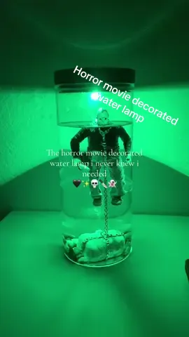 this makes movie nights that much better 🤭 #waterlamp #spookyseason #spookyscaryskeletons #movirnights #horror #horrornights #jasonvsfreddy #lightshow #lamp #fyp #truecrime #asmr 
