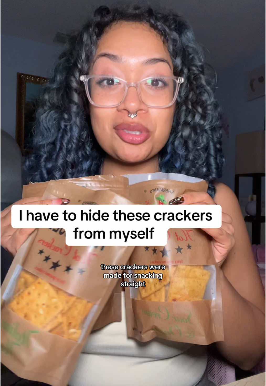 Dude just bomb #blackgirltok #goddessenergy #saltysnacks #tennessehotcrackers #hotcrackers 