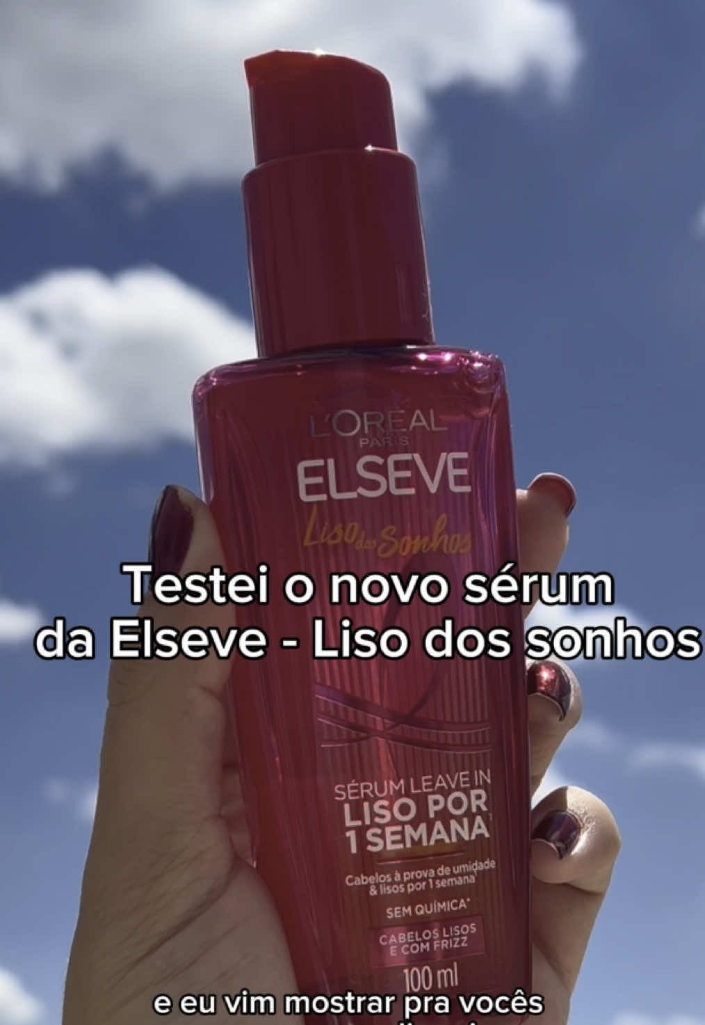 Gente… eu amei a primeira impressão 😱 @L’Oréal Paris  #lisodossonhos #serumlisopor1semana #serumlisodossonhos #elseve #resenhaserum #viral