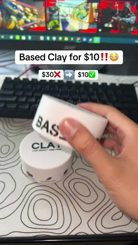 save your money on based clay #fyp #viral #creatorsearchinsights #formen #tiktokshop #basedbodyworks #hygiene #hygiene #glowuptips #mensessentials #fluffyhair #beachhair #texturedfringe #texturedhair #curlyhairroutine #curlyhairtutorial #curlyhairstyles #leaveinconditioner #seasaltspray #shampoo #clay #pomade #shampoo #conditioner #basedbodyworks #tiktokshopcreatorpicks 