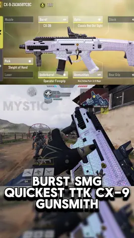Quickest ⚡️ TTK SMG Build?!? - CX-9 #codm #codmobile #callofdutymobile #mobilegame #shorts #mobile #loadout #gunsmith #meta #clip #highlights #strong #smg #fast #popular #trending #fy #fyp #smg #iso #highlights #gks #ppsh #pharo #cx9 
