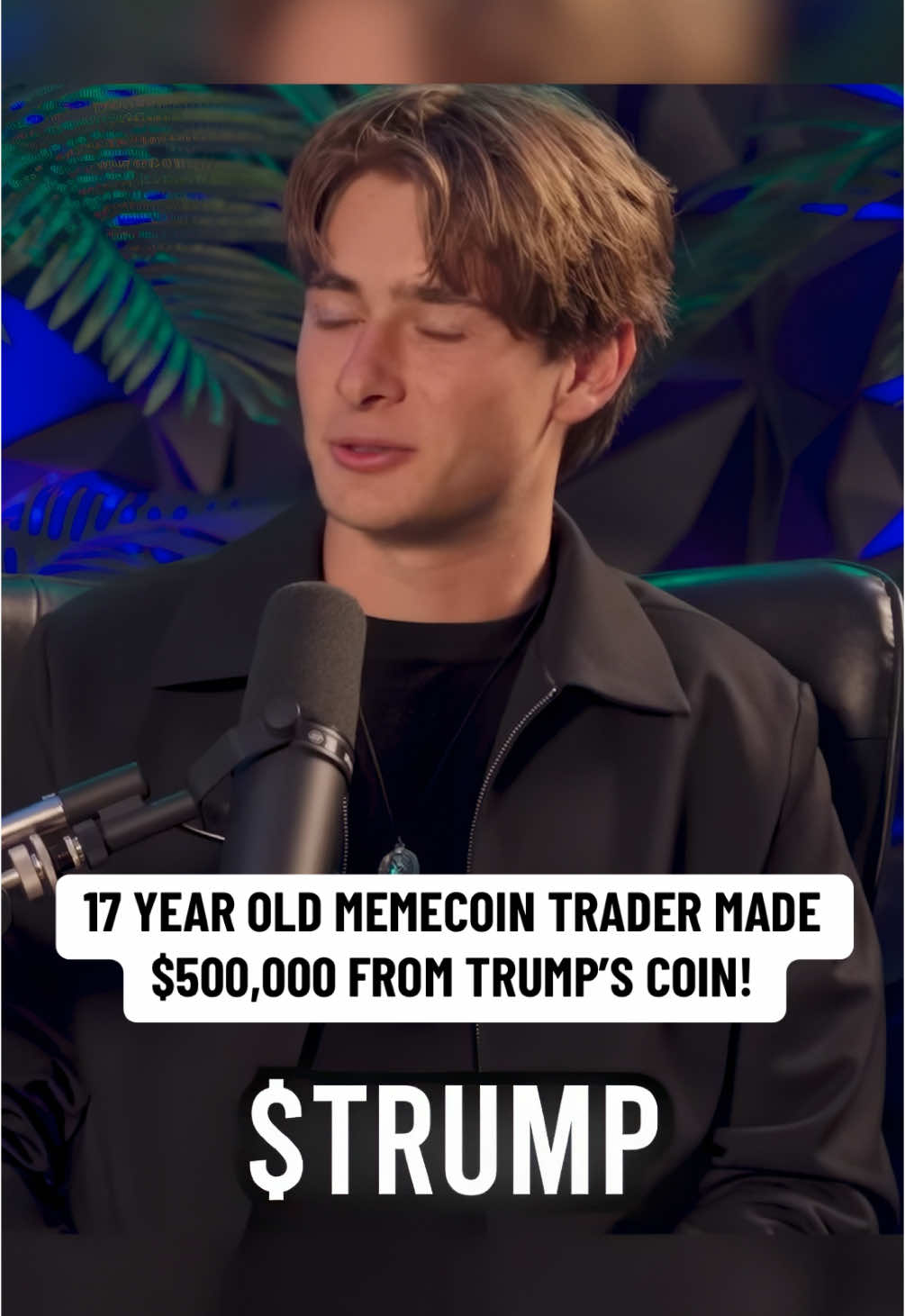 17 YEAR OLD MEMECOIN TRADER MADE $500,000 FROM TRUMP’S COIN! #memecoins #crypto #donaldtrump 