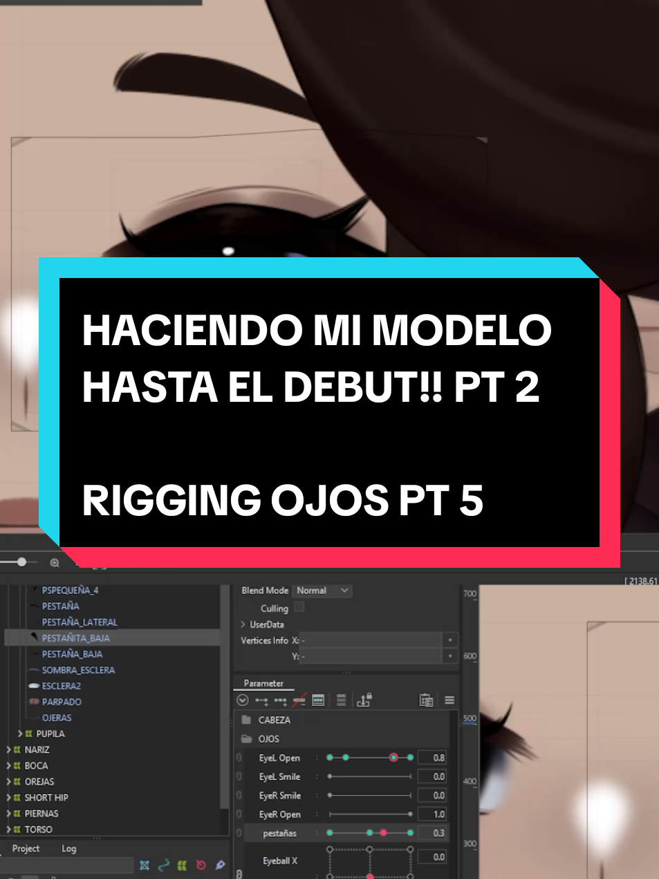 Respuesta a @vanhderParte 5 / 6 ✨️  | #live2d #vtuber #rigging #artist #vtuberespañol #showcase #vanhder #astronaut #debut