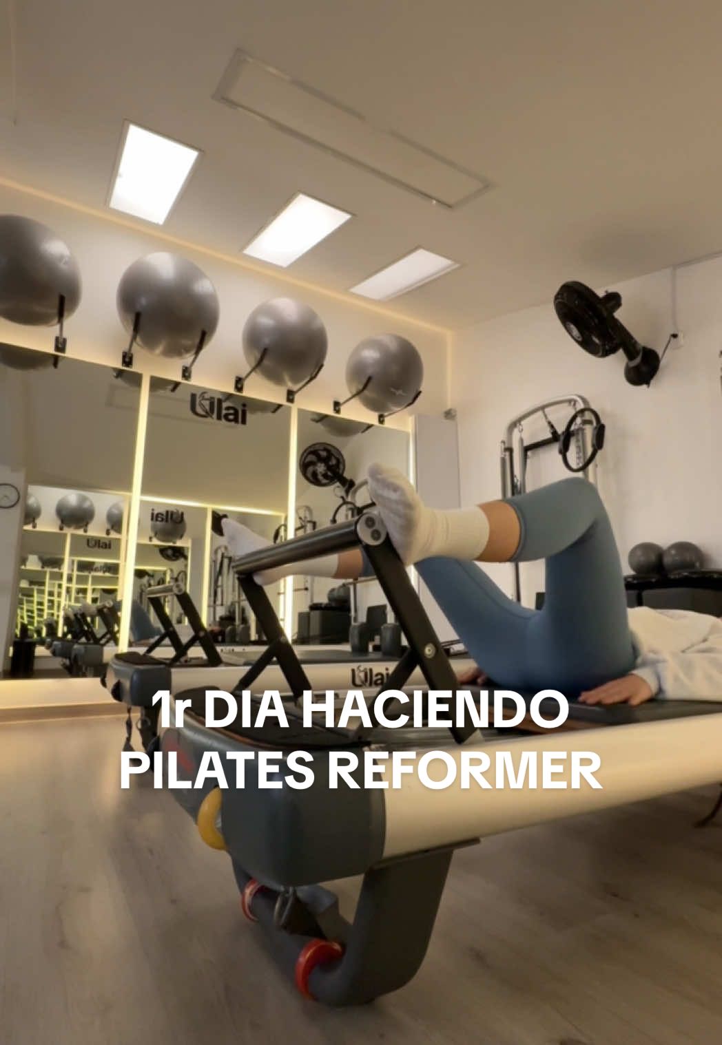 primer día haciendo pilates con máquinas y sale bien #pilates #gym 