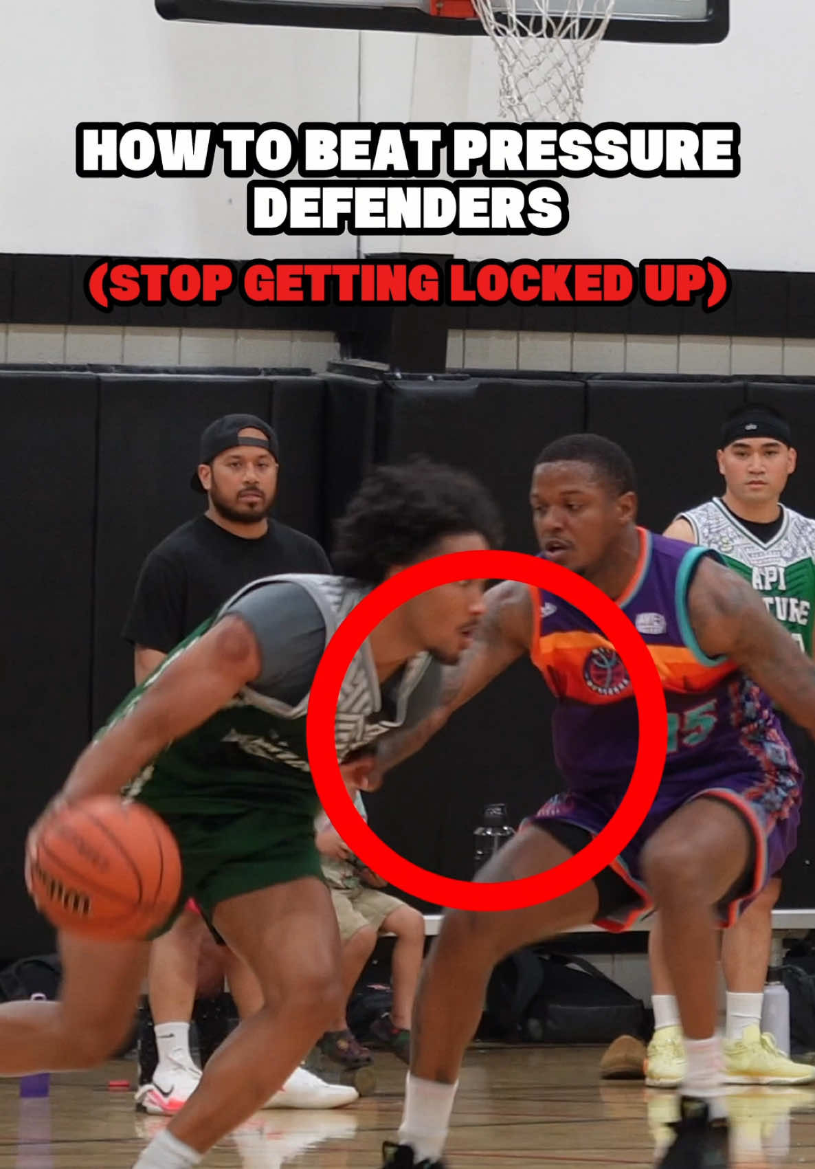 how to beat pressure defenders #fyp #basketball #iamcamcampbell 