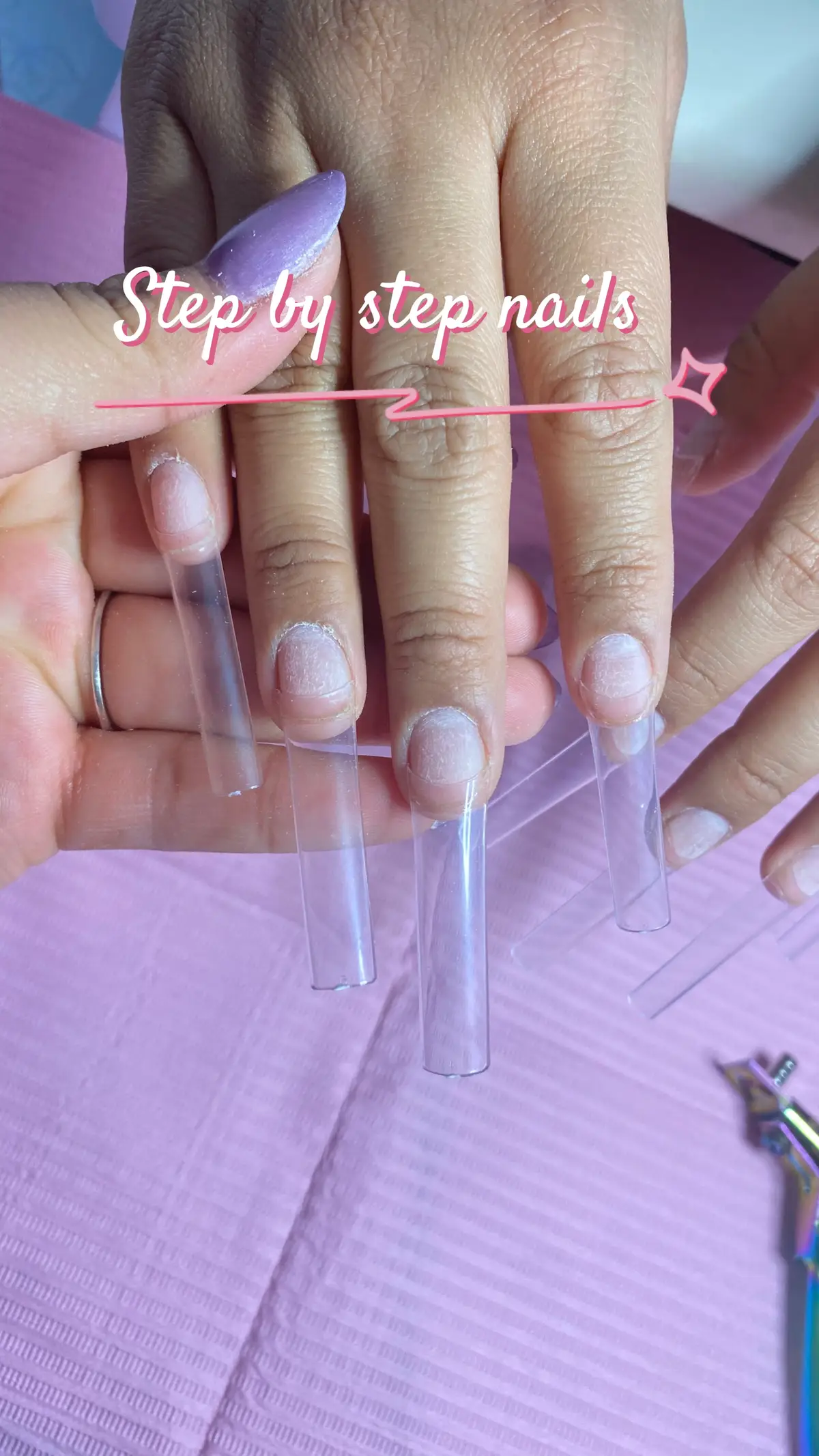 🥺🥺💗#nailtech #nails #nailsnailsnails 