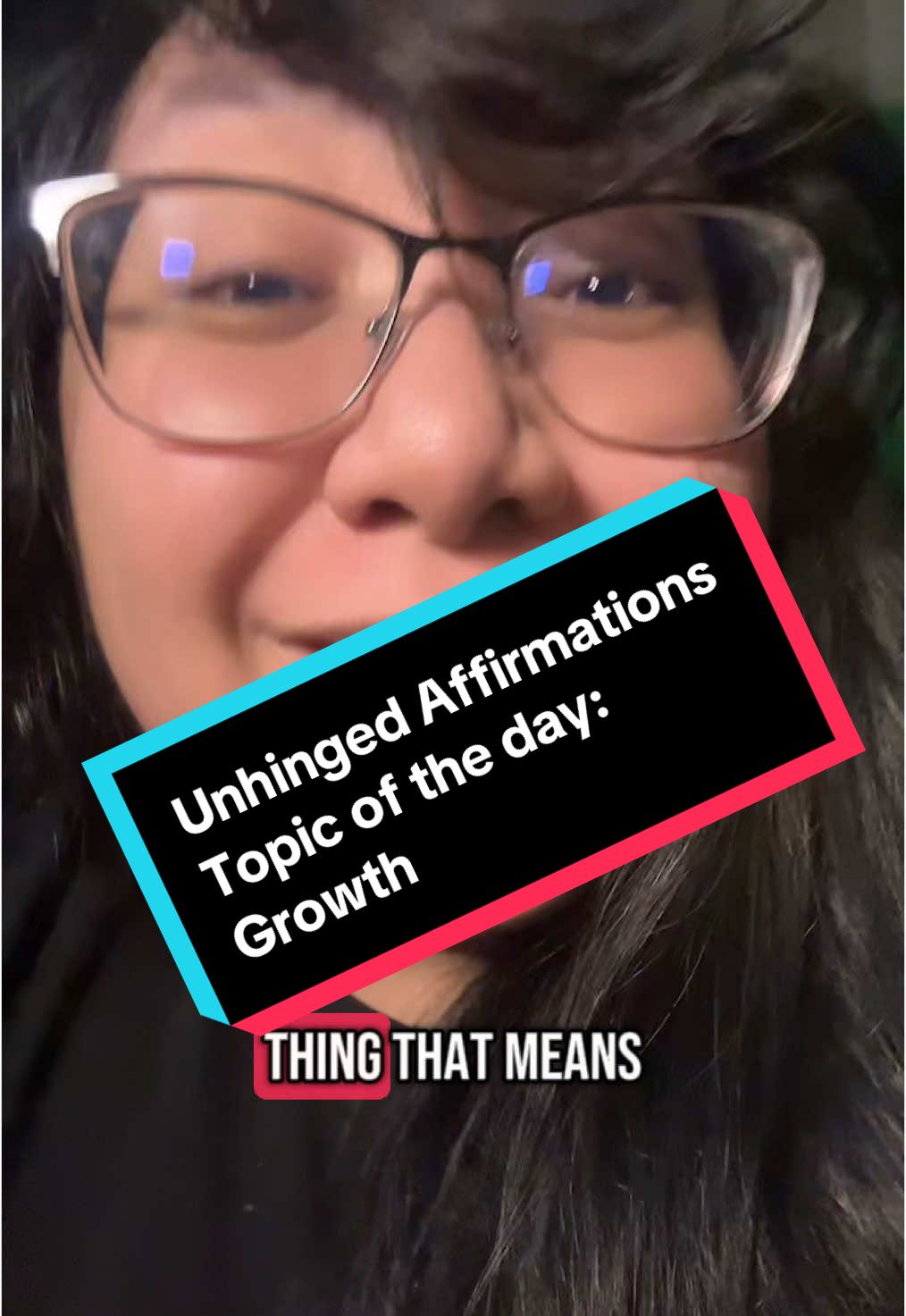 If we learn from our past mistakes, we know how to move forward. Today’s unhinged affirmation is “If I am cringing at my past self, I am growing.”#creatorsearchinsights #unhingedaffirmations #MentalHealth #mentalhealthtiktoks #dailyaffirmations #HealingJourney #darkhumor #smallcontentcreator 