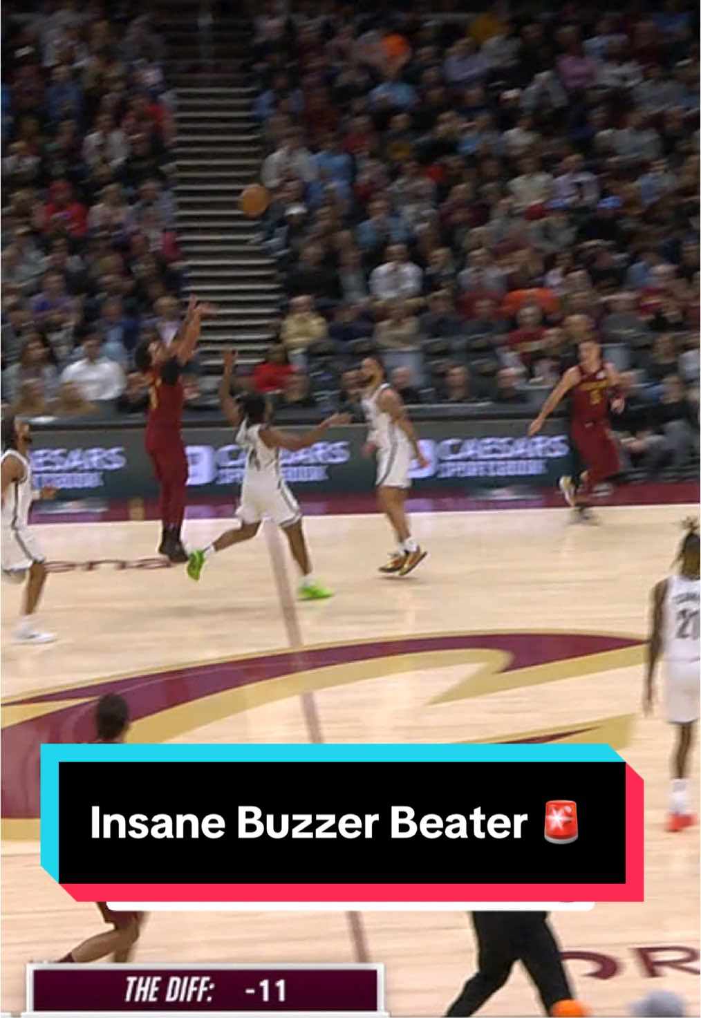 What a shot by Craig Porter 🤯 #NBA #Basketball #Cavs #Cavaliers #BuzzerBeater 