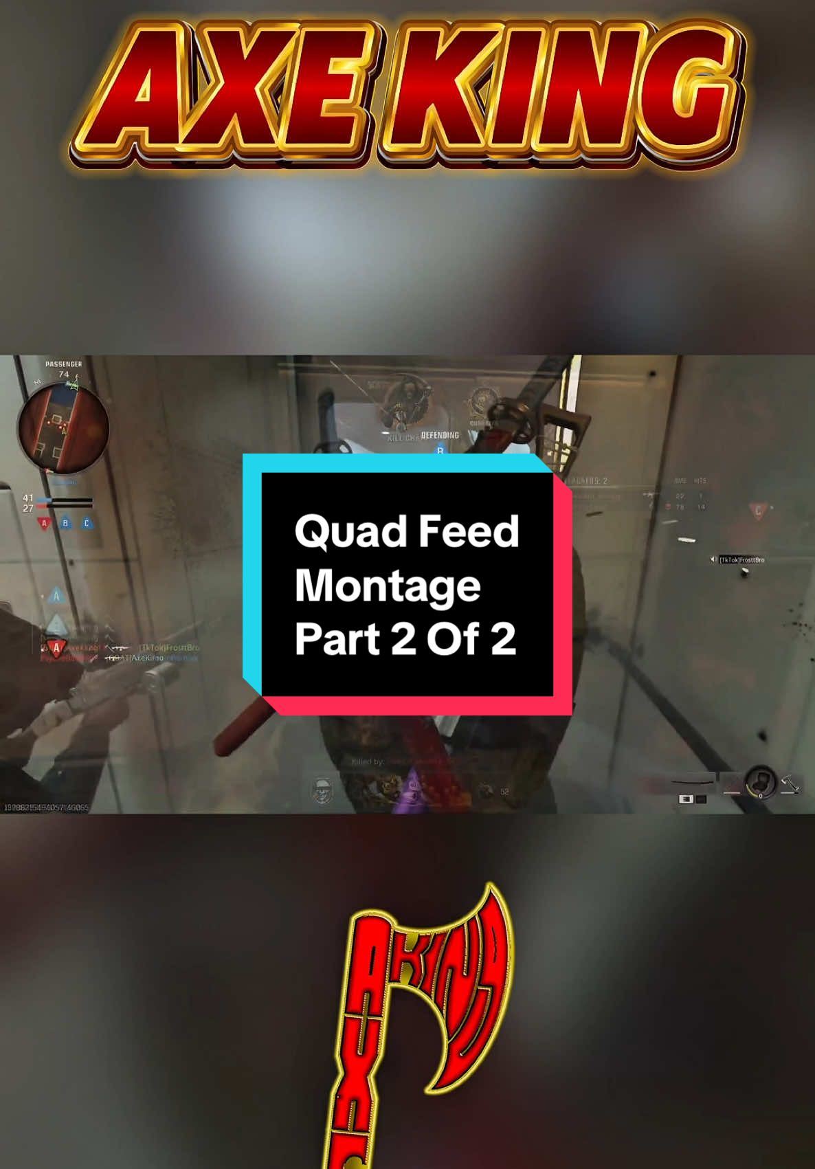 Quad Feed Montage Part 2 Of 2 #cod #bo6 #quad 