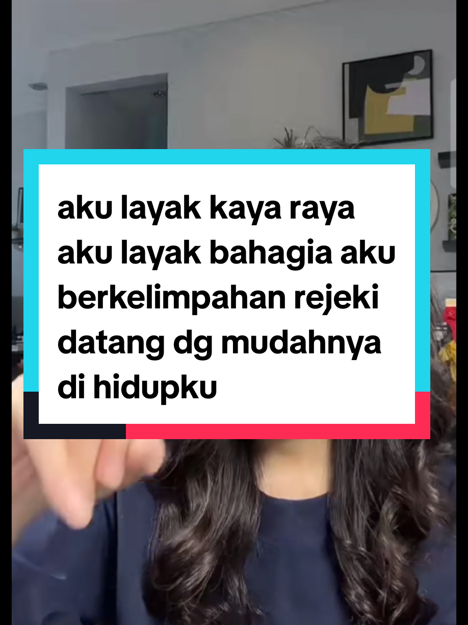 follow dulu dan boleh di catat emesta selalu mendukung keberuntunganku ,setiap hari aku semakin kaya dan bahagia,aku layak hidup dlm  berkelimpahan ,Rejeki selalu mengalir di hidupku tanpa henti2nya  di hidupku ,aku terbuka menerima uang dg mudah #motifasi #motifasikehidupan #pagihari #jelajahramadan #viraltiktok #viralvideo #nurhidayati05 #fyppppppppppppppppppppppp 