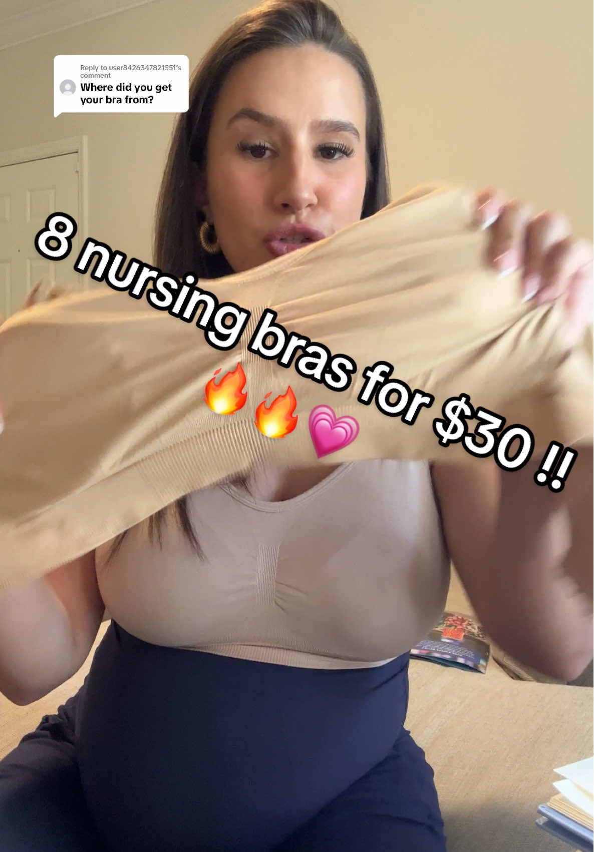 Replying to @user8426347821551  Hope you love them as much as I do !  #tiktokshopdeals #foryou #nursingbra #maternitymusthaves 