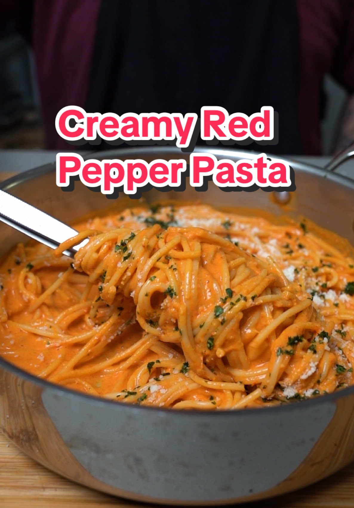 Creamy Red Pepper Pasta 