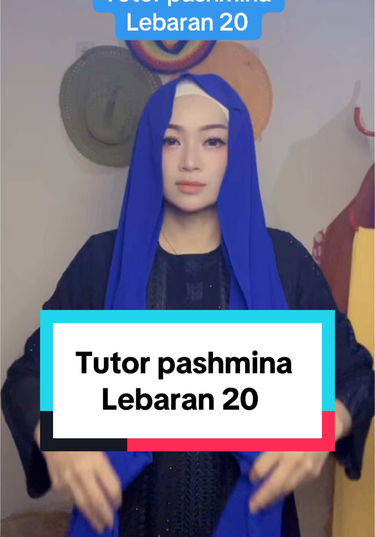 Tutor pashmina  Lebaran 20....  Follow akunku biar dapet notif tutor hijab seru lainnya. Produk bisa CO di tiktok 