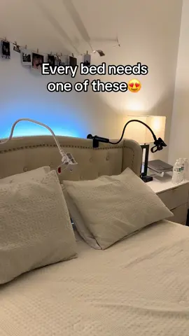 Every bed needs one of these😍 #creatorsearchinsights #fyp #bedroom #phoneholder #bedroominspo #bedroomdesign #garviera 