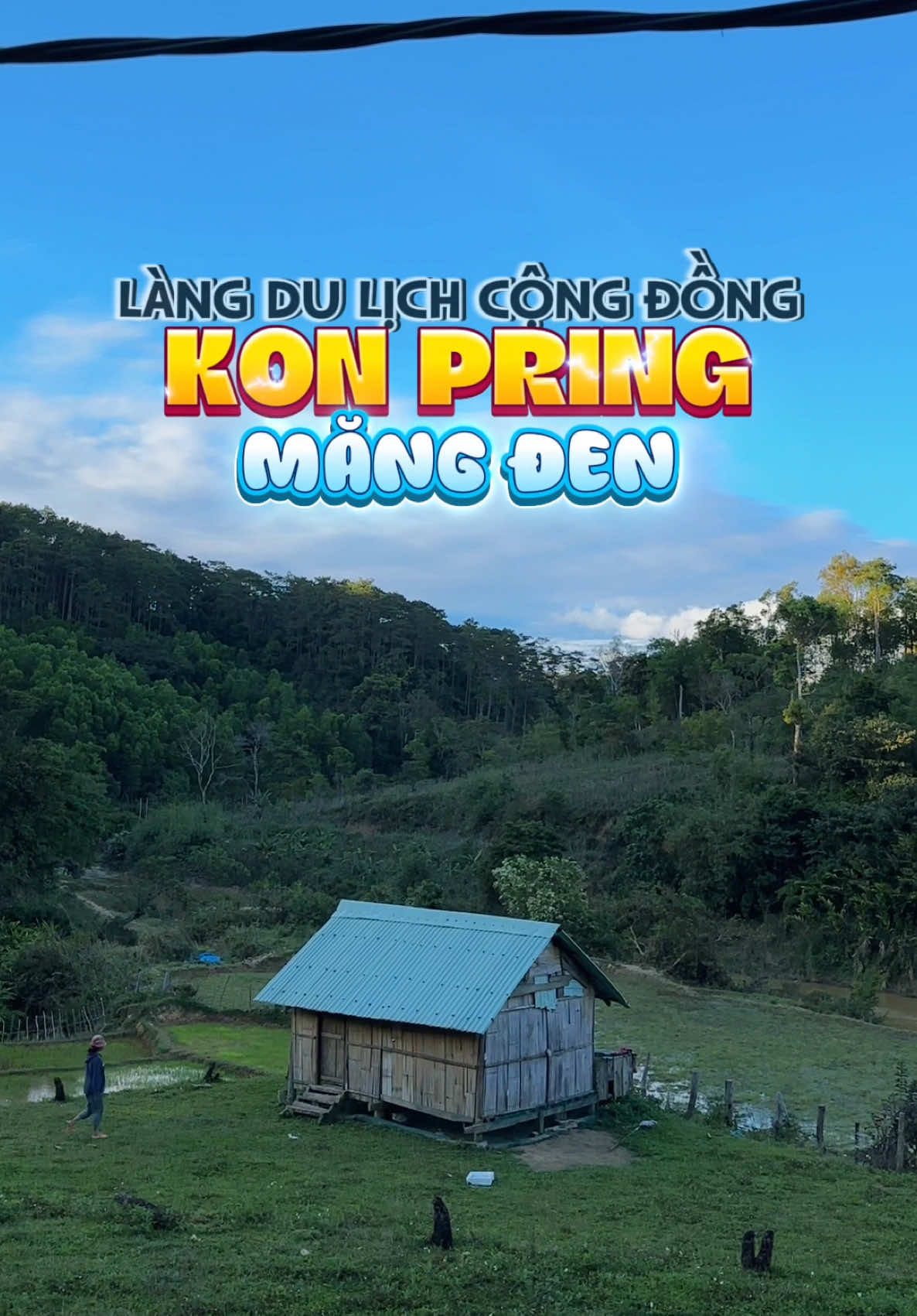 Kon Pring - Ngôi làng thơ mộng giữa lòng Măng Đen 🏠 #mangden #mangden_kontum #mangdenchill #dulichmangden #konpring #fyp #xuhuong 