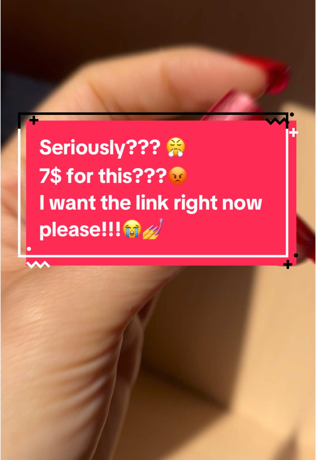 You better send me the link Right Now!!!😭#fyp #foryoupage #viralvideo #nails #cateyes #pressons #cateyenails #rednails #pressonnails #birthdaygift #squarenails #spring #Summer #nailsaddict 