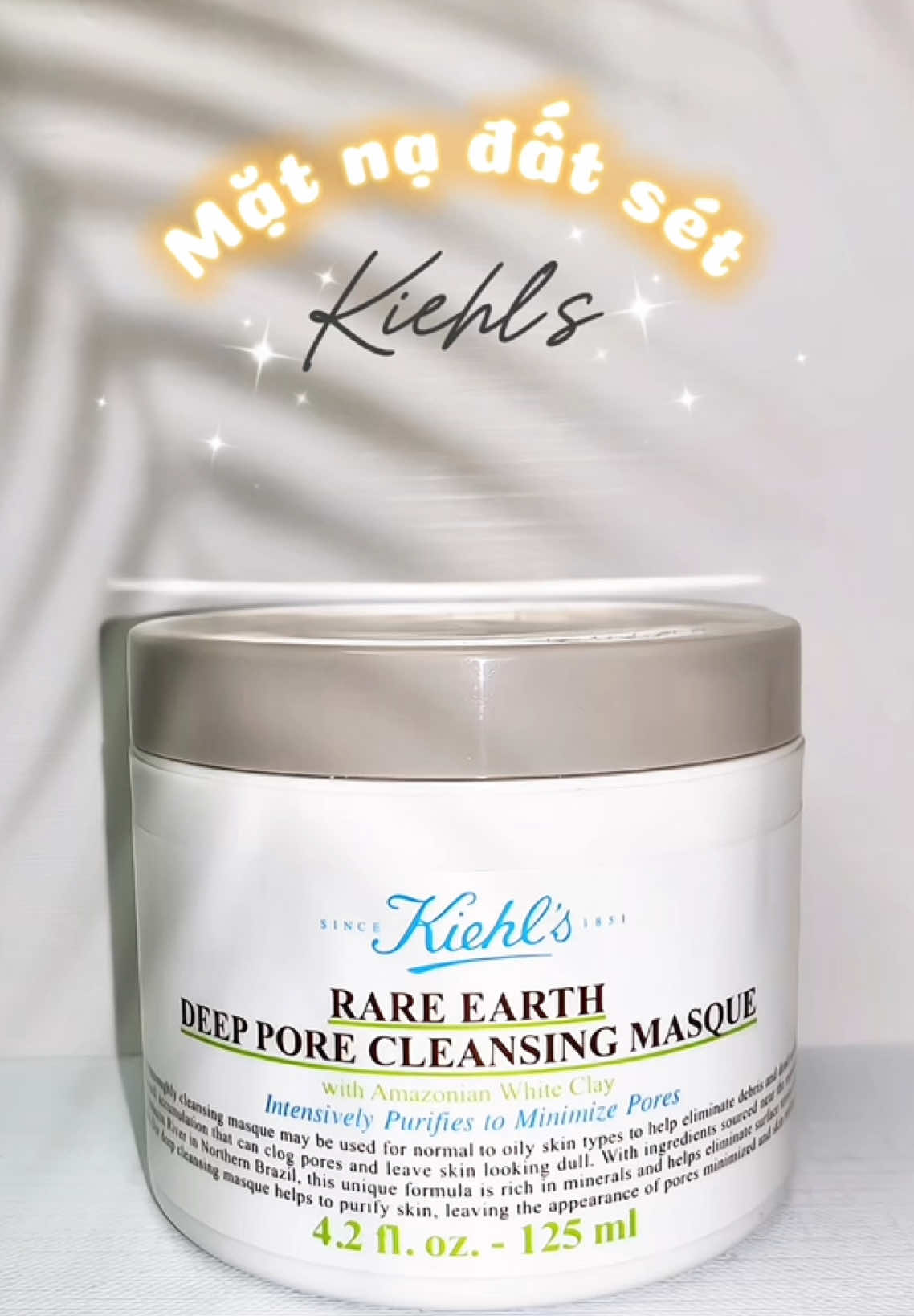 Mặt nạ đất sét Kiehl's được chị HL khen nè mấy bà #xuhuong #xh #matnadatset 