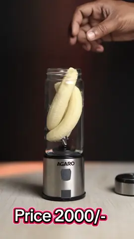 Overload Banana Shake #asmr #portableblender #bananashake 