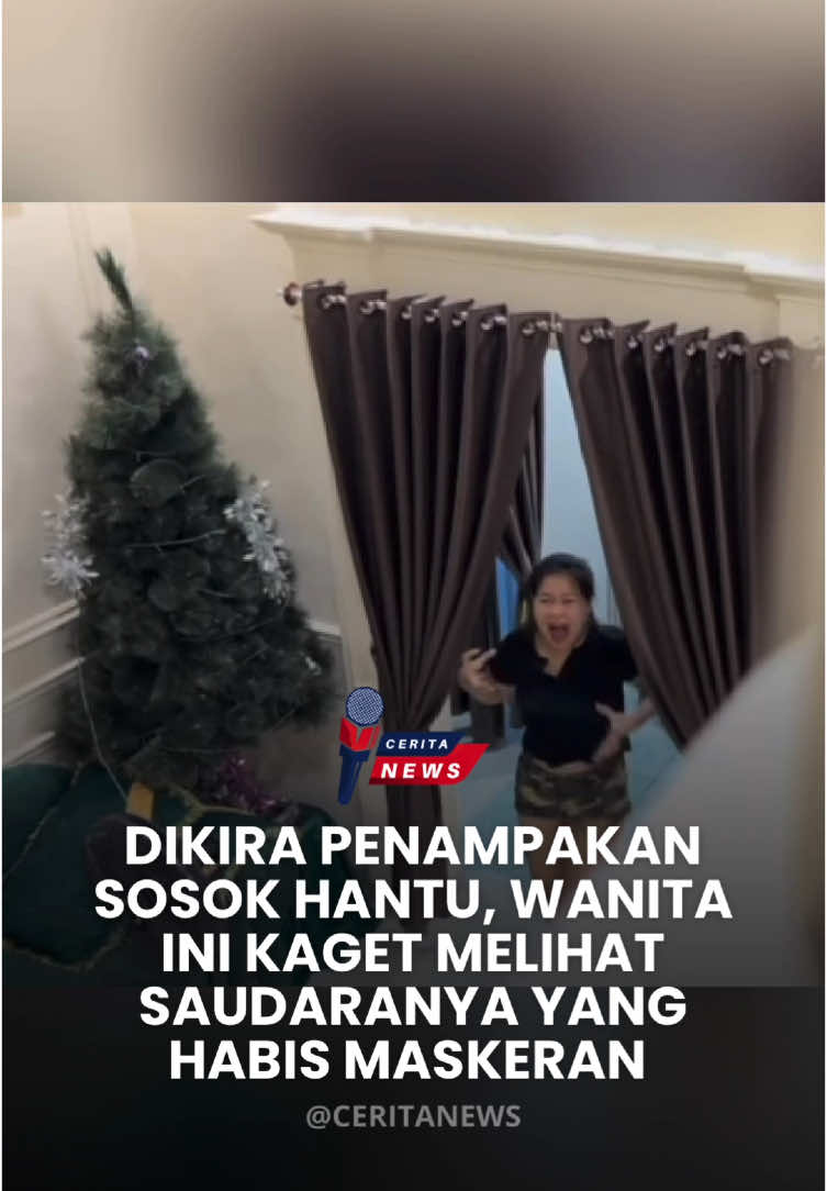 Sebuah video kocak viral di media sosial, memperlihatkan seorang wanita yang kaget bukan main saat melihat saudaranya sendiri. Rupanya, sang saudara baru saja selesai melakukan maskeran dengan wajah penuh masker, sehingga wanita ini mengira itu adalah penampakan sosok hantu. Reaksi kagetnya yang spontan langsung mengundang tawa para netizen.   Banyak komentar bermunculan, seperti 