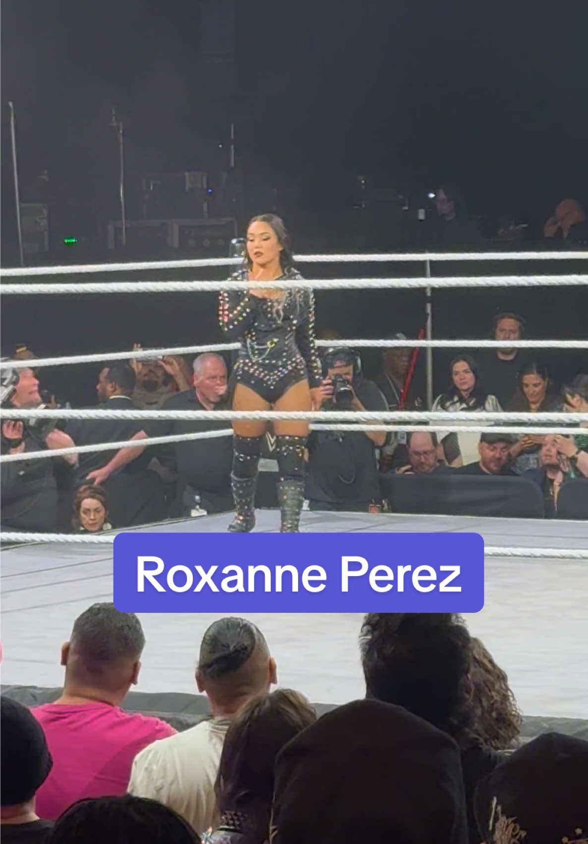 Roxanne Perez’ entrance at WWE NXT roadblock ##wwenxt #nxtroadblock #WWE #wwetiktok #wweuniverse #wweraw #rawonnetflix #wrestletok #wrestlingtiktok #fypage #fyp #fypシ #foryoupage #nyc #madisonsquaregarden #tna #roxanneperez 