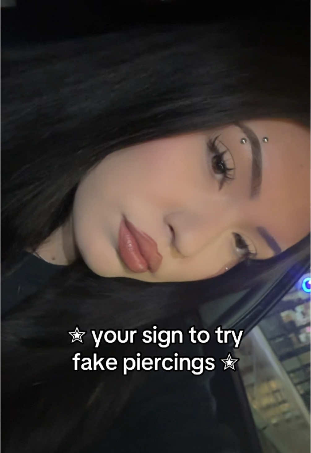 so cuteeee 💋 #fakepiercing #piercings #piercingtok #piercings #piercinginspo #fyp #tiktokshop 