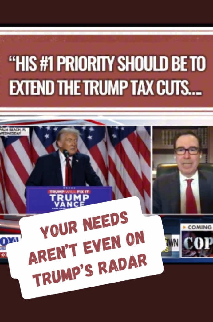 #Trump’s former Treasury Secretary is pushing for another round of tax cuts for the wealthy, claiming—once again—that they “pay for themselves.” But history tells a different story. Are we about to see another round of trickle-down economics that benefits the rich while leaving working Americans behind? #Trump #TaxCuts #BillionaireTaxBreaks #TrickleDownEconomics #GOP #Politics #WealthInequality #Economy #MiddleClass #TaxPolicy #PoliticalNews #Republicans #TaxScam #Corruption #FairTaxes