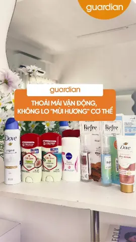 Đánh bay tự tin - bật mood tự tin với các sản phẩm khử mùi đang có ưu đãi tốt tại Guardian  👉Bấm vào giỏ hàng để xem chi tiết ưu đãi