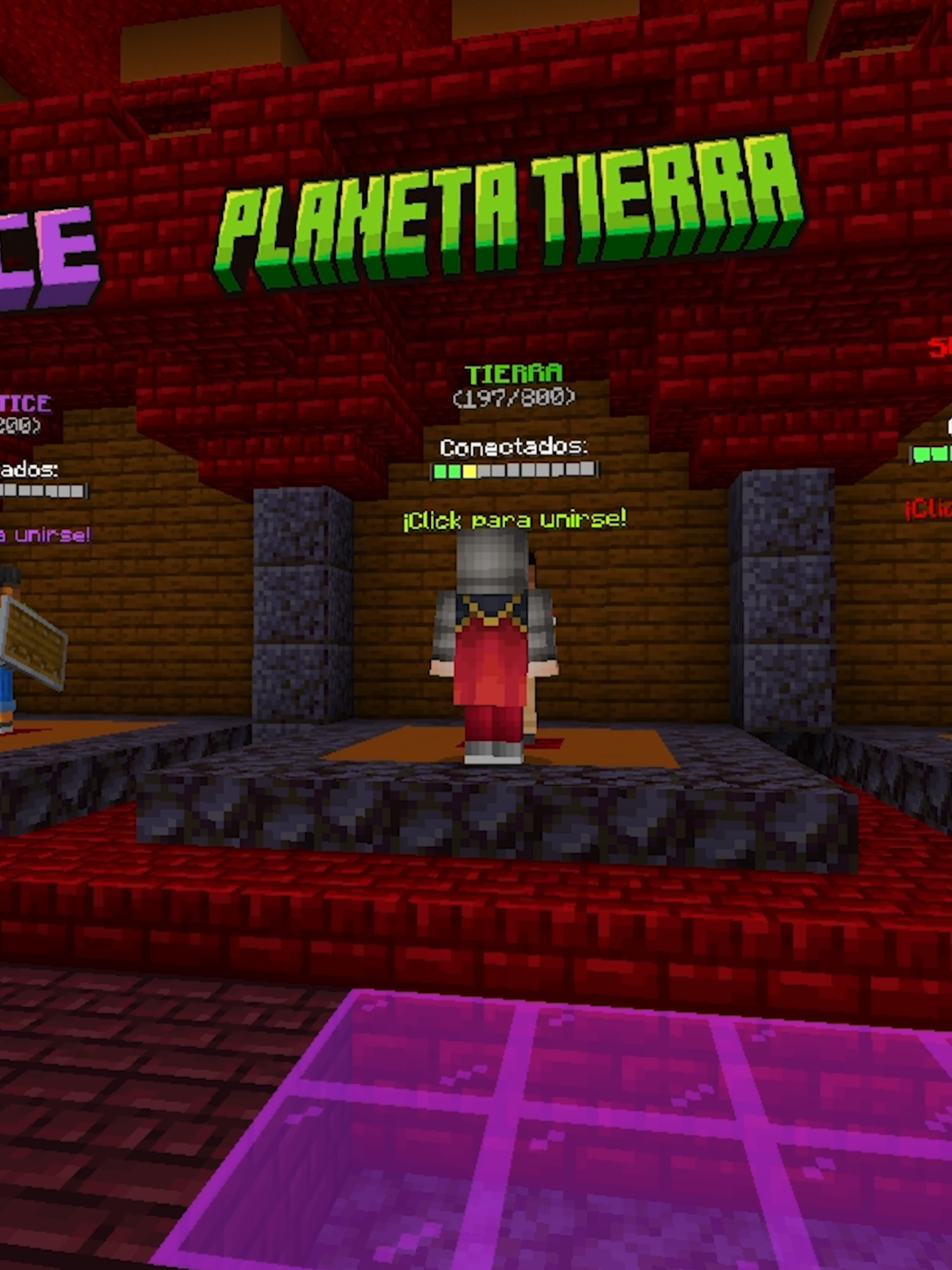 ¿CÓMO IR AL PLANETA TIERRA EN MINECRAFT? 😱🌎 #Minecraft #gaming #videojuegos #hack