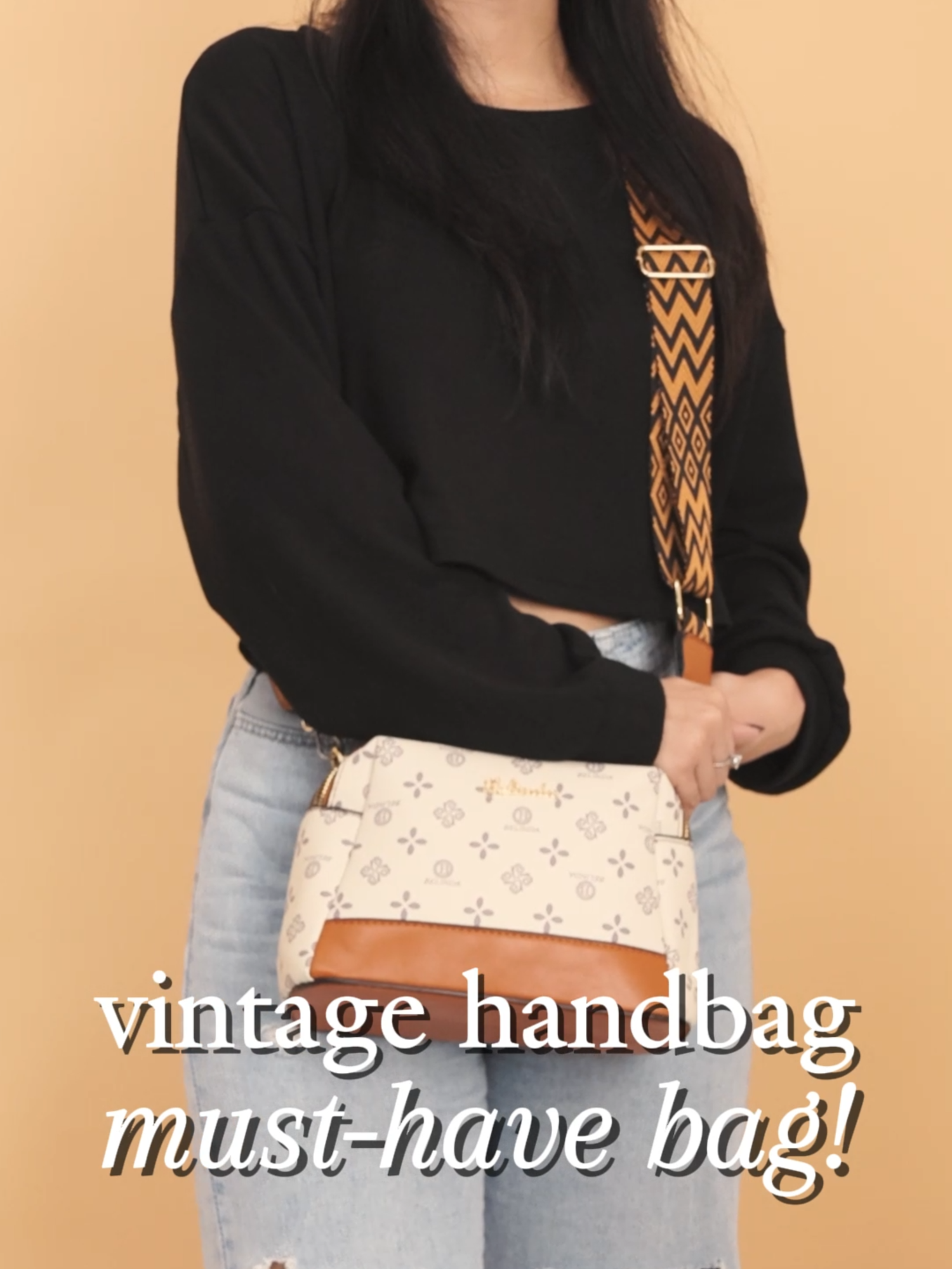 such a steal! 😍✨ this vintage handbag plus slingbag is the one you're looking for! 👜🎀 go buy now! 🛍 #belinda #belindabag #handbag #tiktokfinds #fashion #slingbag #sale #vintage #recommendations #trending #fyp #TikTokShop