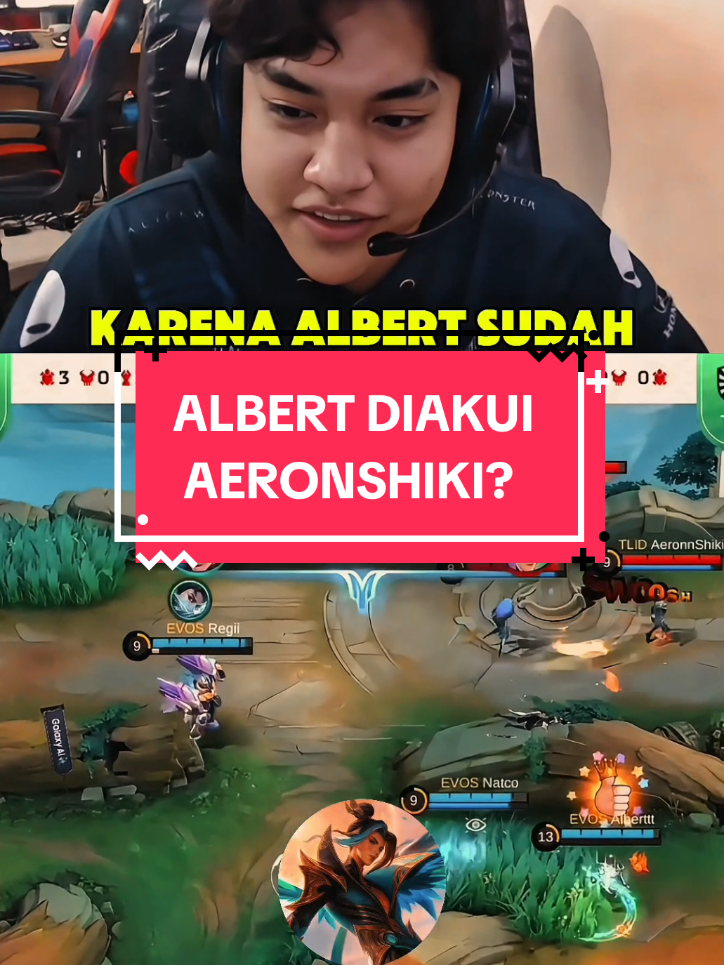 Moment Ketika Ucapan Aeronshiki Terhadap Albert Jadi Kenyataan... #MLBBGoldenMonth  #MLBBGetItFree #MLBB 