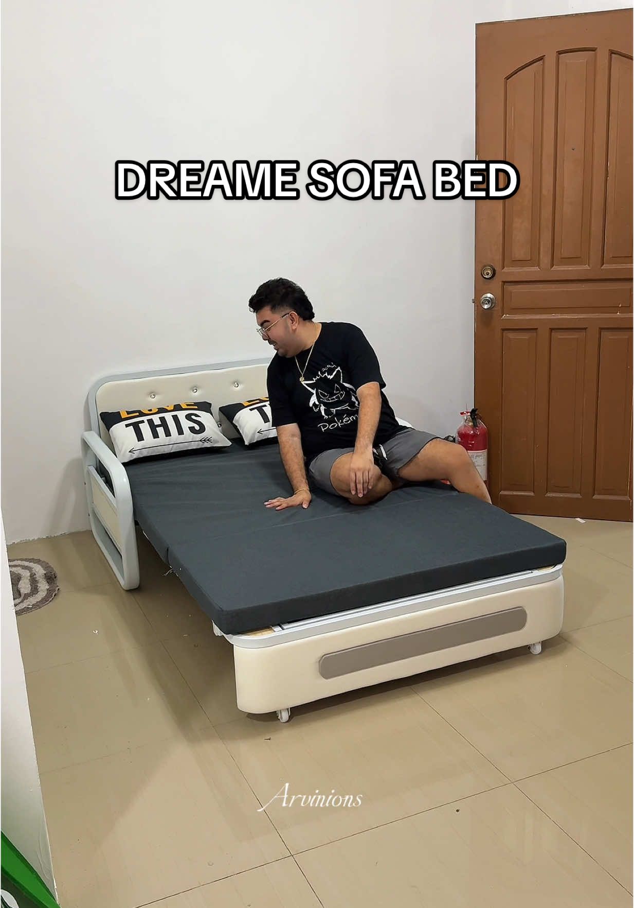 Another gamit para sa apartment. Foldable sofa bed, sofa sa umaga at bed naman sa gabi #dreame #sofabed #sofa #bed #foldablesofabed #recommendations 