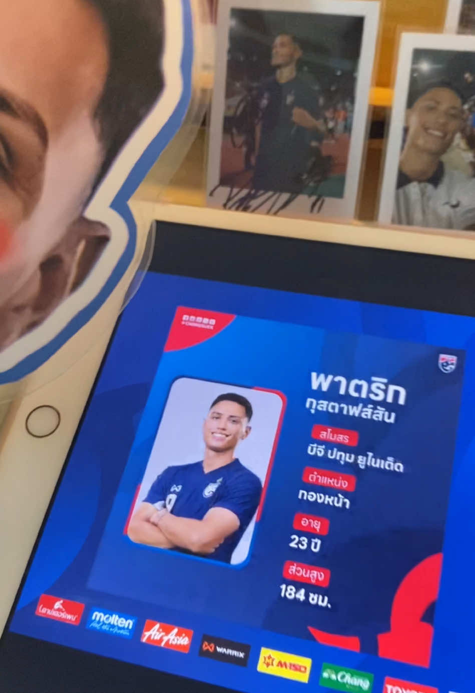 congratulations kaa 🇹🇭💙  SEE U SOON 🐘✨🔥 @Patrik Gustavsson  #พาตริกกุสตาฟส์สัน #patrikgustavsson #นักบอลคนโปรด⚽ #นักฟุตบอลทีมชาติไทย 