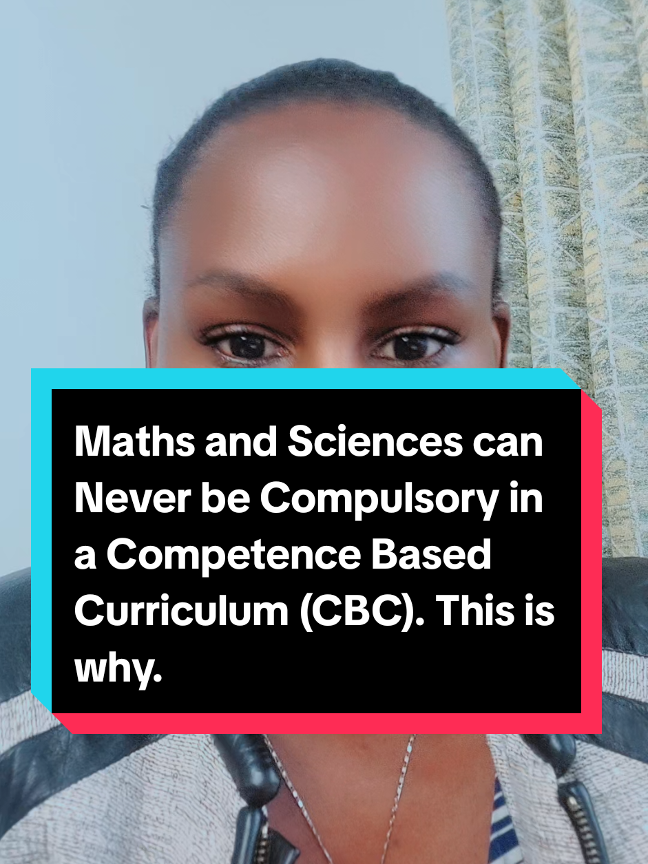 ~As a departure from 844, in CBC mathematics and sciences can NEVER be compulsory and are purely a choice for those students who thrive in them. This is because CBC is anchored on Gardner’s’ theory that prioritizes all learners and their unique abilities from these 8 intelligences:   1.	Linguistic Intelligence: Sensitivity to words, language and writing (languages). 2.	Logical-Mathematical Intelligence: Ability to reason, analyze and solve mathematical problems (mathematicians and scientist). 3.	Spatial Intelligence: Understanding visual-spatial relationships (fine arts and drawing). 4.	Musical Intelligence: Sensitivity to sound, pitch, rhythm and music (music and dance). 5.	Bodily-Kinesthetic Intelligence: Control of body movements and coordination (athletes and dancers). 6.	Interpersonal Intelligence: Understanding and interacting with others effectively (introverts). 7.	Intrapersonal Intelligence: Deep self-awareness and reflection (extroverts). 8.	Naturalistic Intelligence: Sensitivity to nature and the environment (farmers, biologists, conservationists). These are the 8 intelligences that have resulted in the learning areas (subjects) in senior school. It’s prudent therefore to ensure that our children take the pathways that they are best aligned with using these 8 intelligences for them to thrive in senior school which is a pre-career curriculum so that they solidify their sense of self and their individual abilities as they work towards their success both now and future. #CBC #teachersontiktok #Seniorschool #learning 