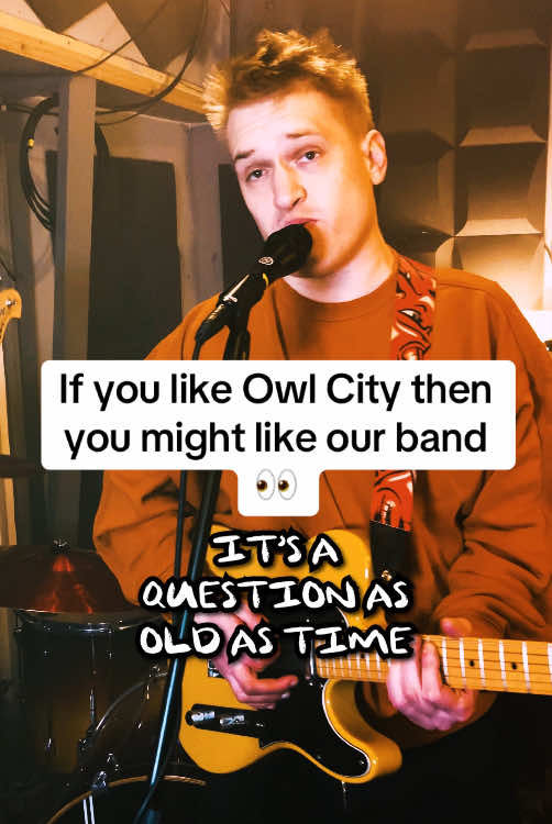 If you like Owl City then you might like our band 👀 #owlcity #poppunk #the1975 #blink182 #wearetheincrowd #kidsinglasshouses 