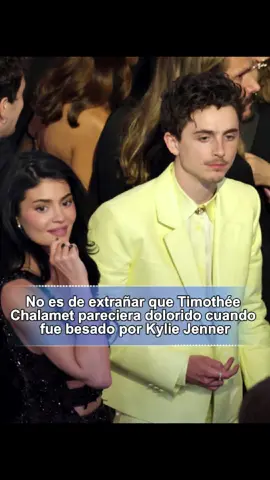 No es de extrañar que Timothée Chalamet pareciera dolorido cuando fue besado por Kylie Jenner-#KylieJenner#TimothéeChalamet#usa#fyp#foryou#celebrity 