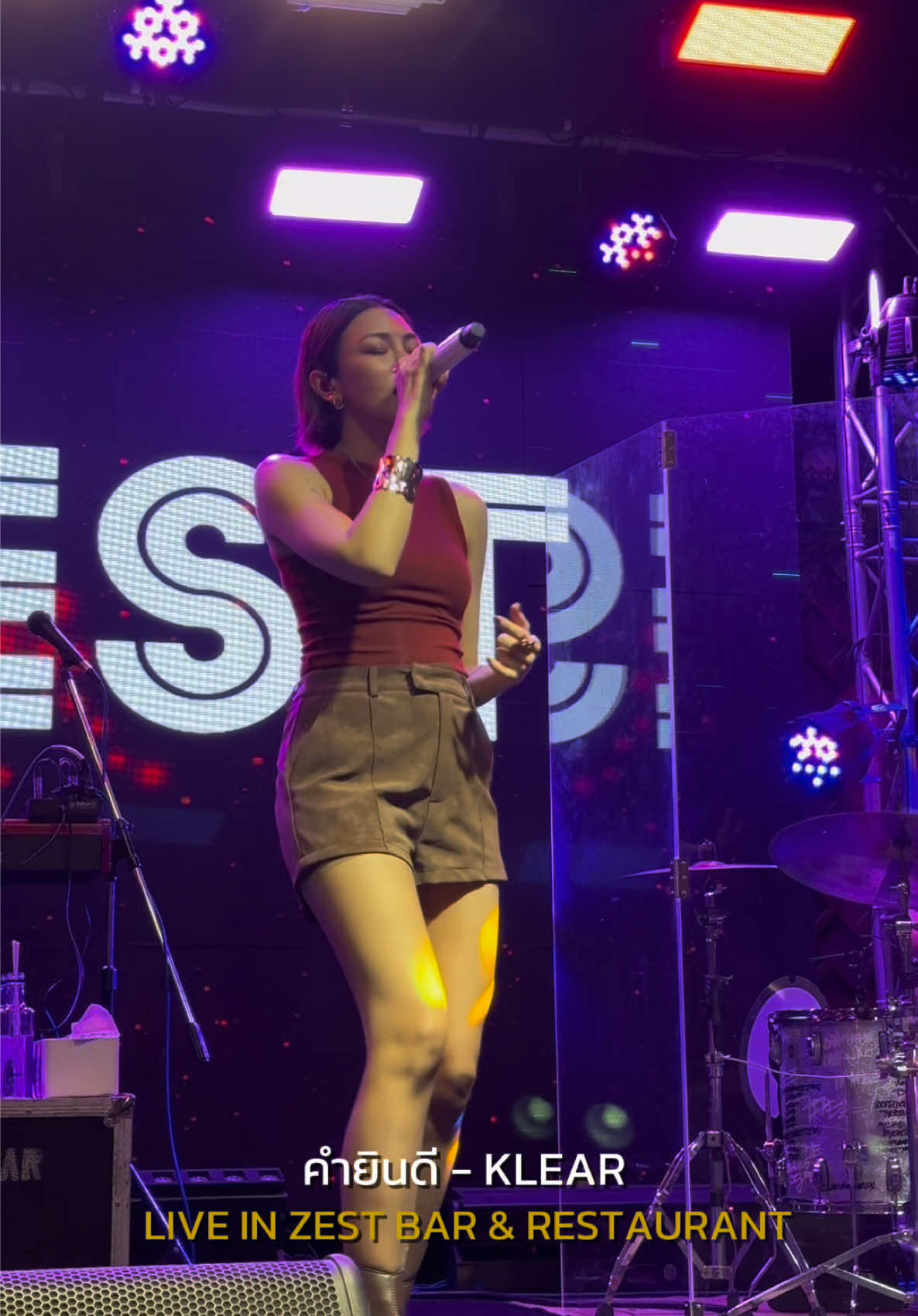 คำยินดี - KLEAR  LIVE IN ZEST Bar & Restaurant  #zestbarราชพฤกษ์ #zestbar #ราชพฤกษ์ #concert #klear #เคลียร์ #เพลงเศร้า #คำยินดี