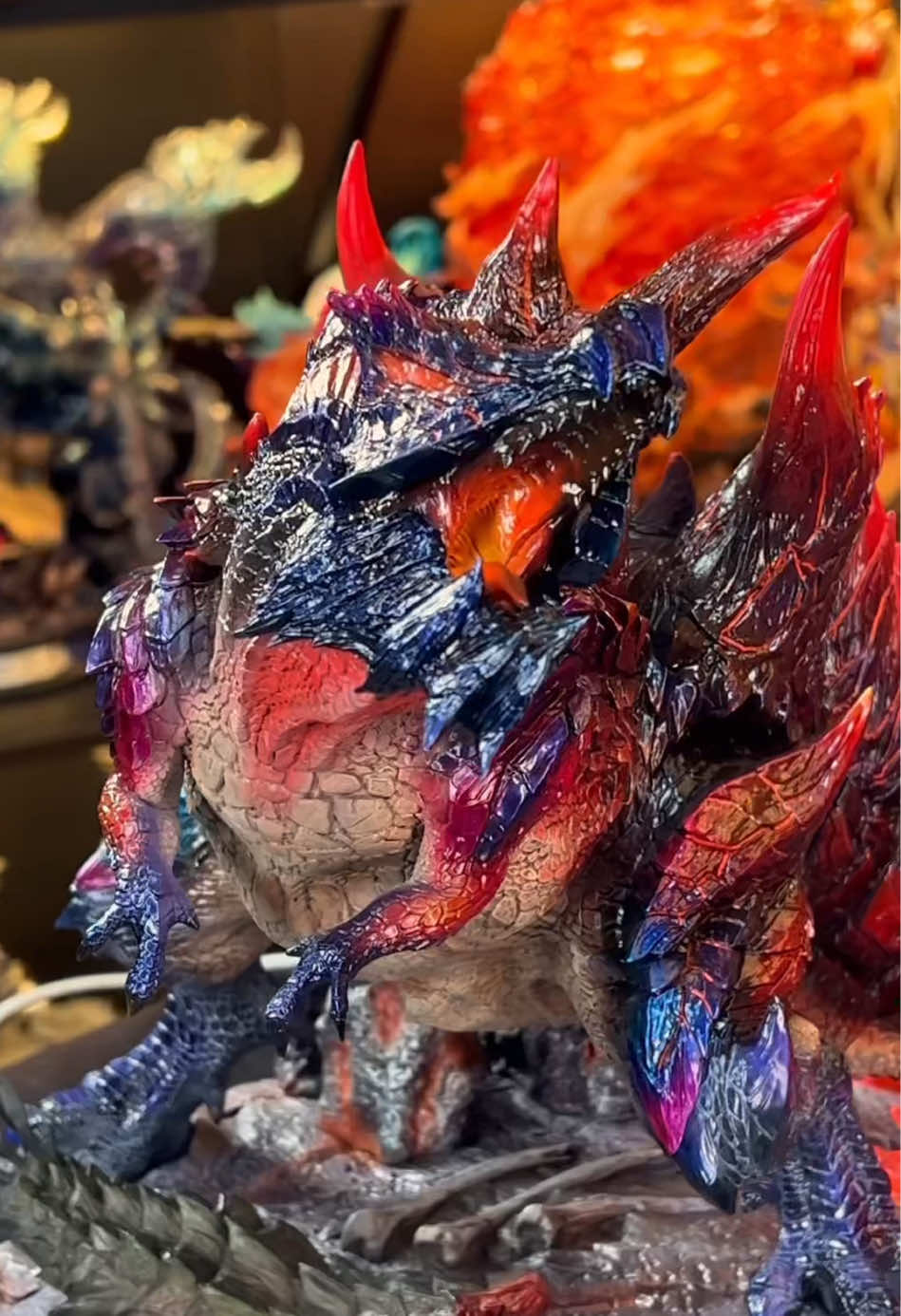 Dragon Frontier Studio - Monster Hunter Hellblade Glavenus🔥🤩#monsterhunter #dragon #figure #collection 