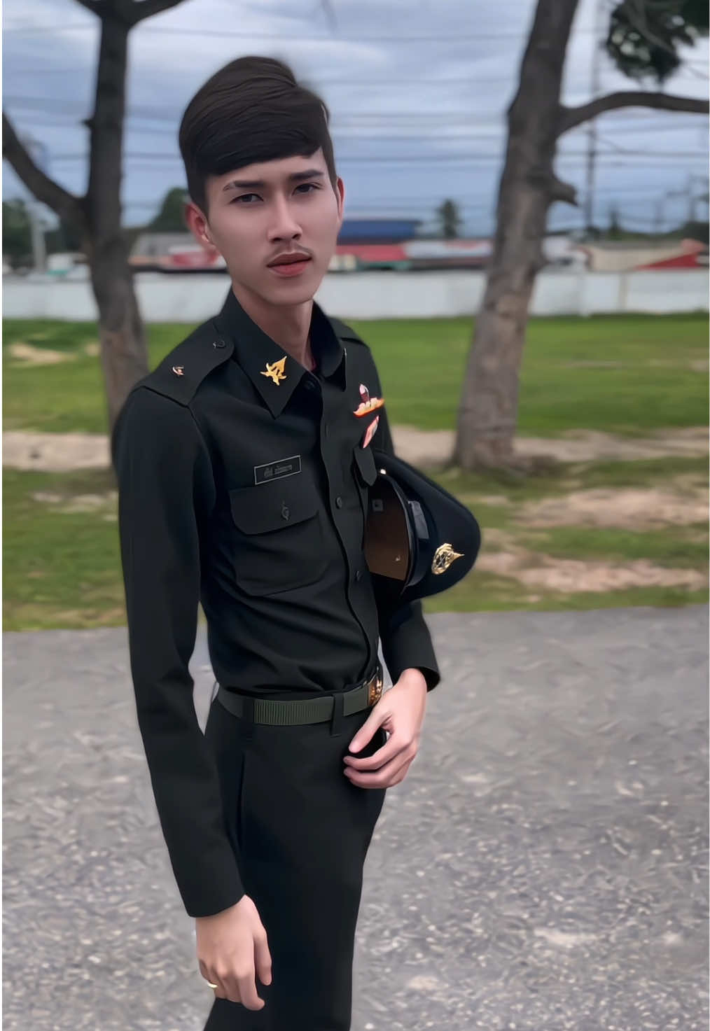 อิอิ🩵#ว่าที่ร้อยตรี #บูรพาท่าโพธิ์ #ไอบังหน้าหวาน❤️👳🏻‍♂️ #สงขลาหวานมาก🤪 