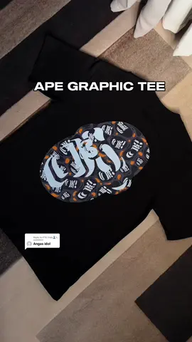 Replying to @PTB.finds👤 yes good quality Stir Ape Graphic Tee. Perfect pang OOTD, 100% Cotton. Click the yellow bag to order. #graphictee #tshirt #tshirtstyle #tshirts #OOTD #graphicshirts #tshirtdesign 