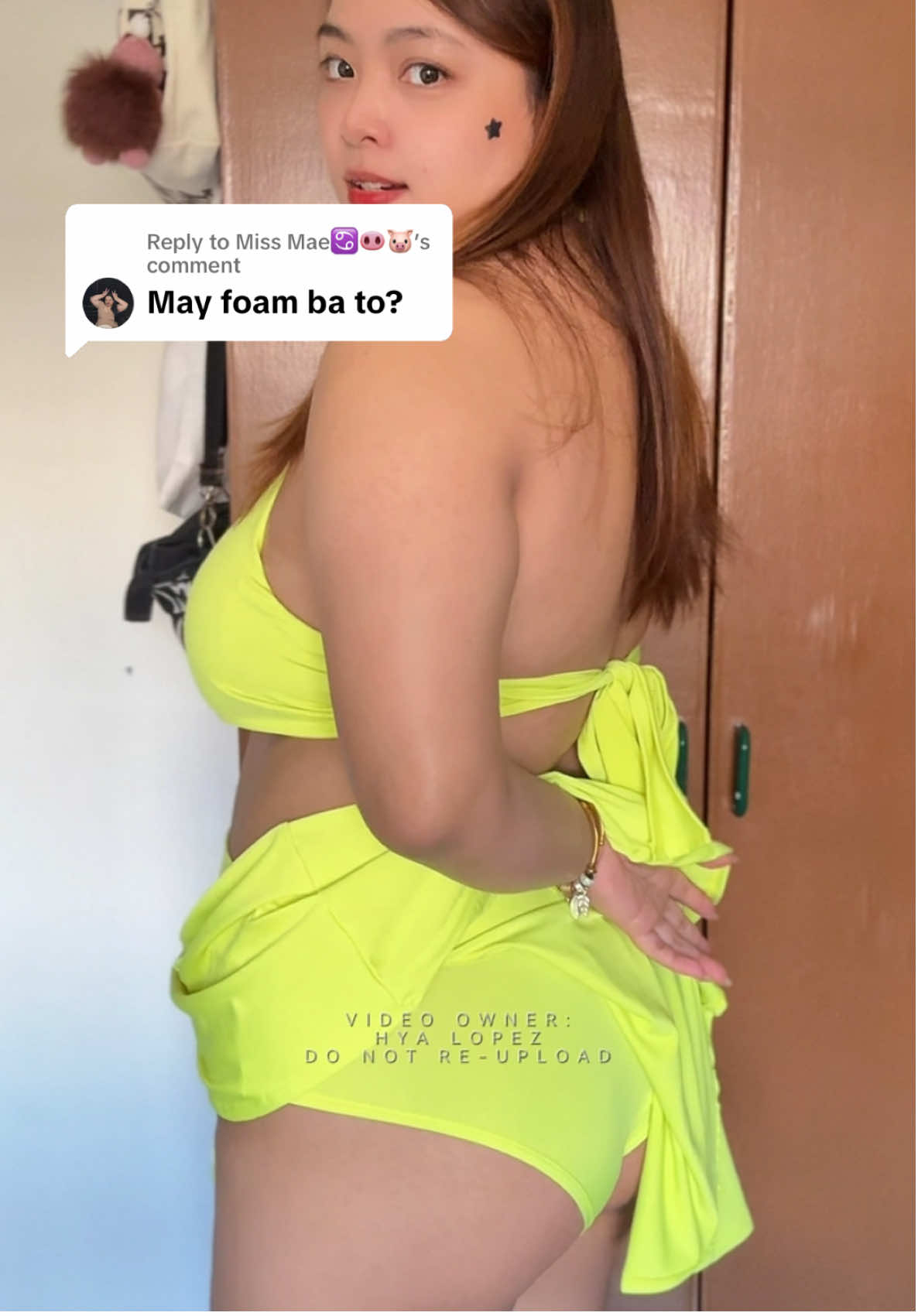 Replying to @Miss Mae♋️🐽🐷 yes may foam sya watch mo to sis ✨😉 #swimwear #swimsuitcheck #plussizeswimwear #plussizetryon #plussizereview #plussize #plussizeedition #plussizefashion #summeroutfit #summerfits #fyppppppppppppppppppppppp 