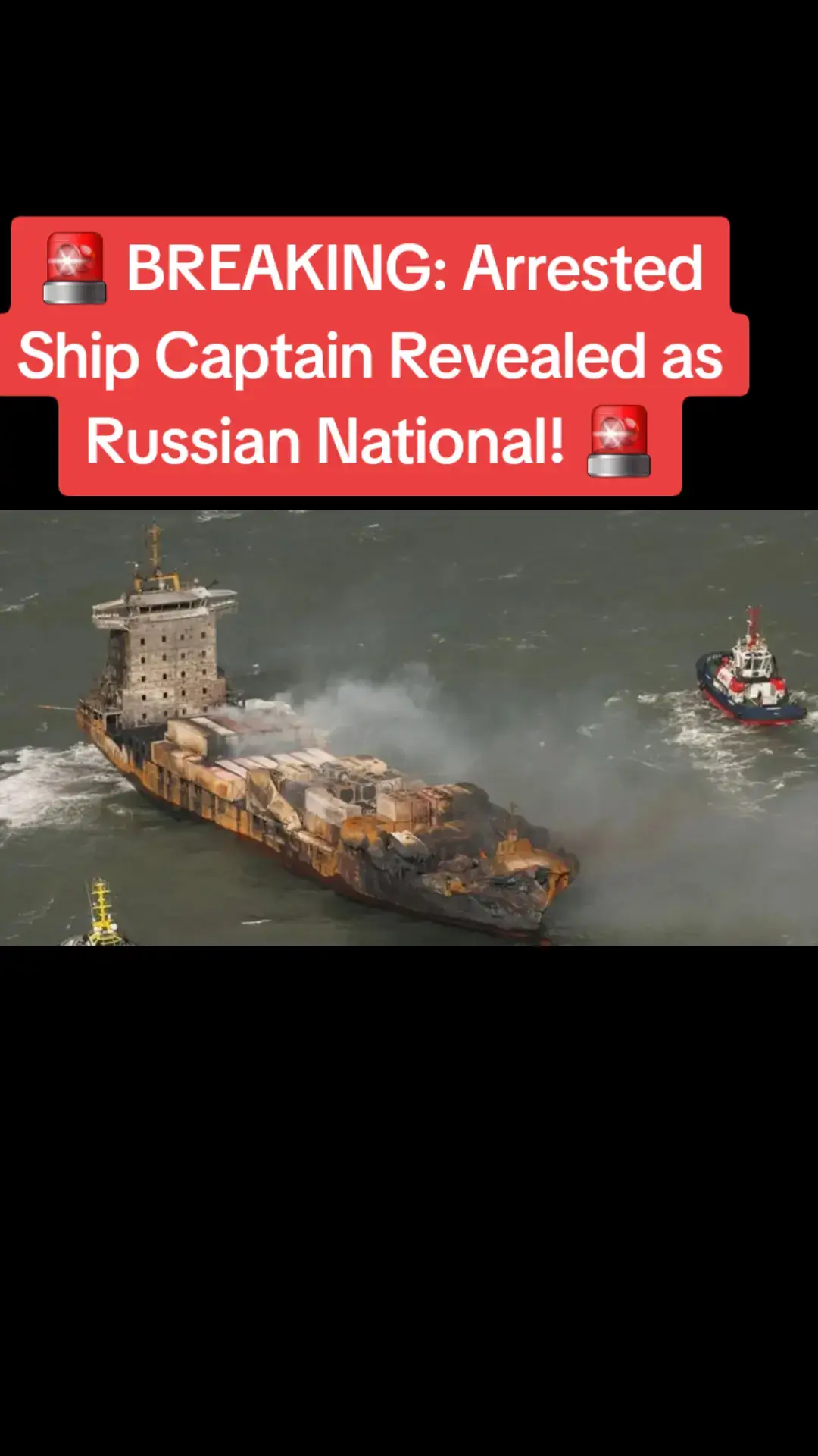 🚨 BREAKING: Russian Captain ARRESTED After North Sea Ship Collision! 🚨 A Russian national has been arrested after a cargo ship and tanker collided in the North Sea, leading to a tragic loss! 😱💥 ⚠️ Shocking Details: 🚢 The Portuguese-flagged Solong and US-registered Stena Immaculate crashed off East Yorkshire on Monday at 10:00 GMT 🚔 The 59-year-old captain was arrested on gross negligence manslaughter charges 🔎 One crew member presumed dead after rescue efforts were called off 🚁 36 people rescued and brought safely to shore Authorities have launched a full-scale criminal investigation into the disaster. Was this avoidable? Who’s to blame? Stay tuned for updates!  #BreakingNews #ShipCollision #NorthSea #ViralNews #Investigation #BreakingNews #ShipCollision #NorthSeaDisaster #ViralNews #UrgentUpdate #TrendingNow #NewsAlert #ShockingNews  #JusticeForCrew #WhoIsToBlame #ManslaughterCharges #MaritimeInvestigation #GrossNegligence #PoliceInvestigation #RussianCaptain #ShippingIndustry #MaritimeSafety #CoastGuardRescue #SeaDisaster #OceanAccidents #TankerCrash #MustWatch #StayUpdated #CommentYourThoughts #ShareThisNow #Shipwrecked #RescueMission