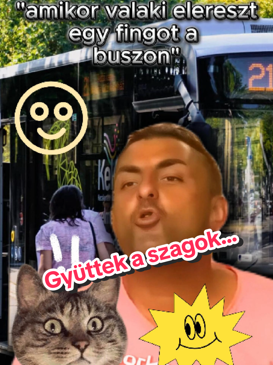 Gyüttek a szagok ész nélkül...👀🤔 #fyp #neked #nekedbelegyen #vicces #viccesbe #busz #győzike #humor 